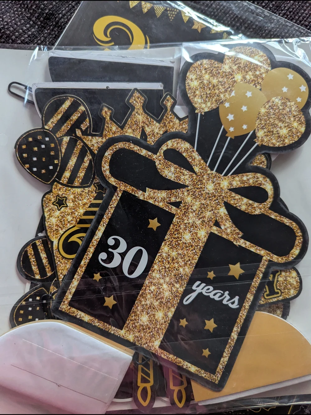 30th Birthday Gold Sash - Party Decoration
